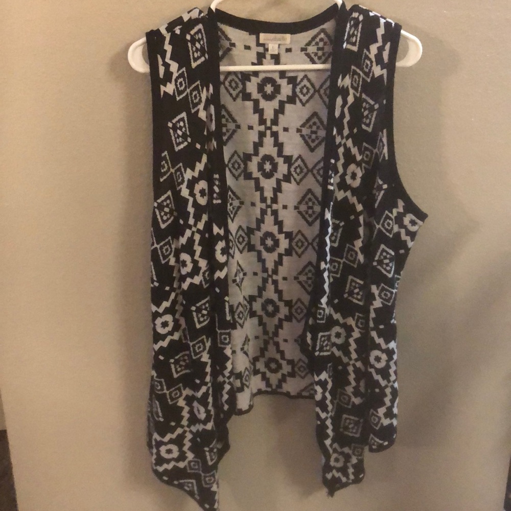 Black & white kimono